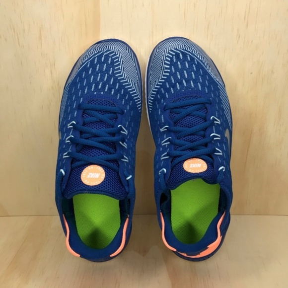 NEW Nike Free Run 2018 Gym Blue Silver - Picture 5 of 7